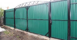 Купить ворота из профнастила Иркутск, цена от 4146 руб.