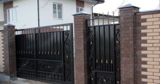 Купить распашные ворота кованные Иркутск, цена от 4881 руб.